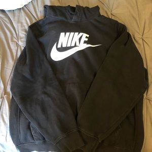 Nike hoodie black- Size Large Mens